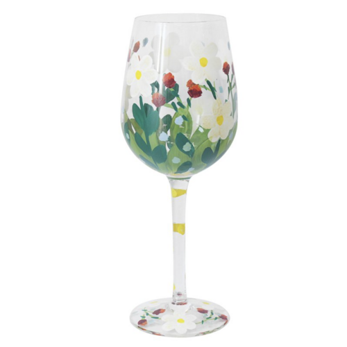 WIJNGLAS DAISIES 