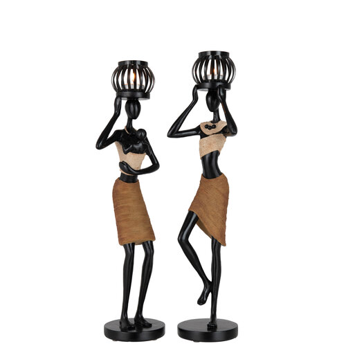 THEELICHTHOUDER - OP HOOFD VAN FIGUUR 