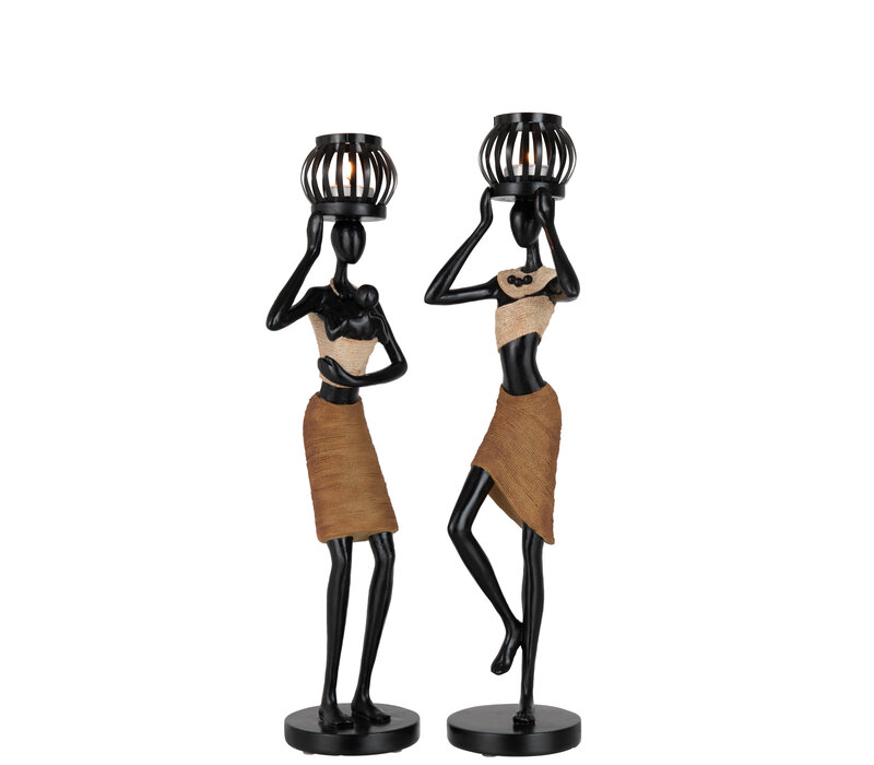 THEELICHTHOUDER - OP HOOFD VAN FIGUUR