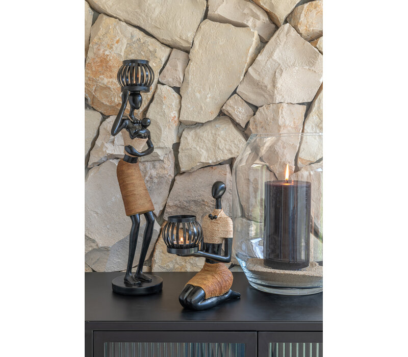 THEELICHTHOUDER - OP HOOFD VAN FIGUUR