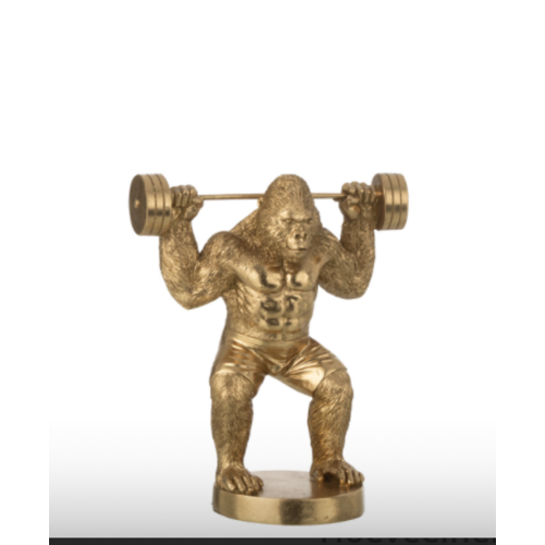 BEELD - GORILLA GEWICHTHEFFEN 