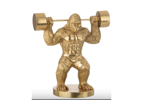 J-Line BEELD - GORILLA GEWICHTHEFFEN