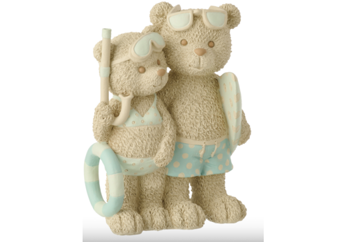 J-Line BEER - STRANDMEISJE EN JONGEN