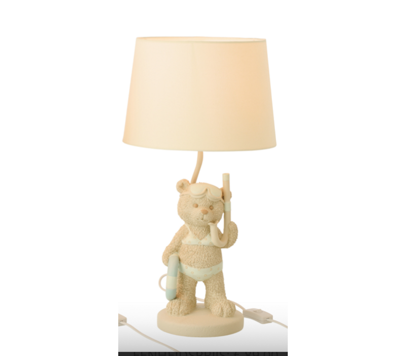 TAFELLAMP - STRANDMEISJE