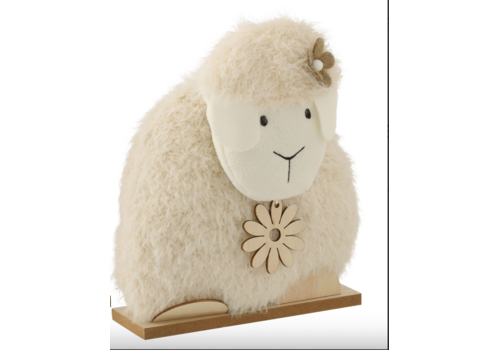 J-Line SCHAAP - WIT BLOEM LARGE