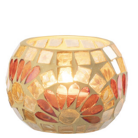 THEELICHTHOUDER SMALL - GEBROKEN WIT