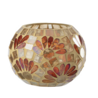 THEELICHTHOUDER MEDIUM - GEBROKEN WIT