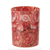 THEELICHTHOUDER - ORANJE BLOEMEN MEDIUM