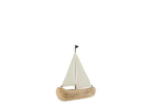 J-Line ZEILBOOT- HOUT SMALL