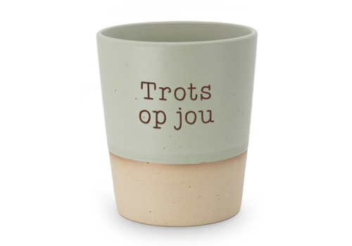 SPECIAL CERAMICS BEKER  - TROTS OP JOU