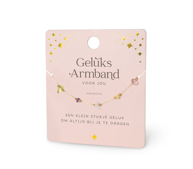 EDELSTEEN ARMBAND - GELUKSARMBAND