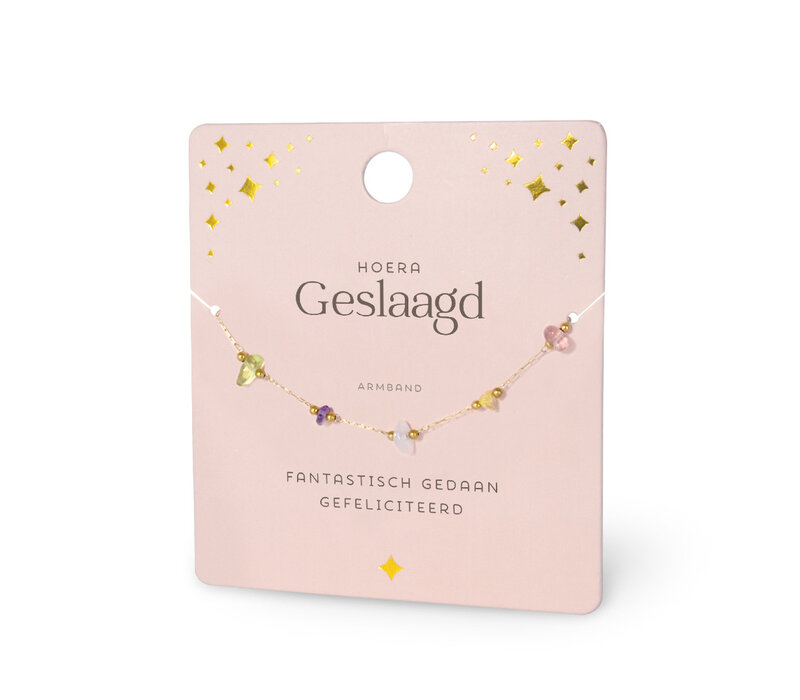 EDELSTEEN ARMBAND - GESLAAGD