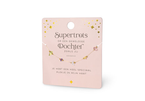 EDELSTEEN ARMBAND - SUPERTROTS DOCHTER