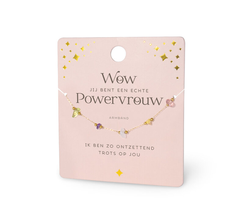 EDELSTEEN ARMBAND - POWERVROUW