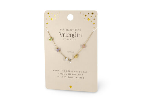 EDELSTEEN KETTING - VRIENDIN