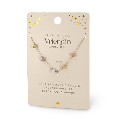 EDELSTEEN KETTING - VRIENDIN 