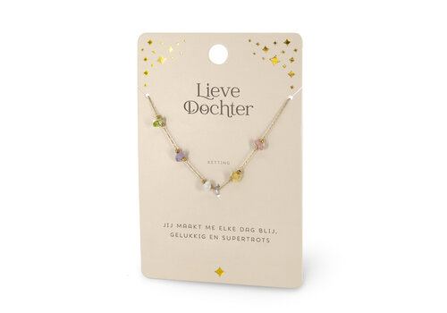 EDELSTEEN KETTING - LIEVE DOCHTER