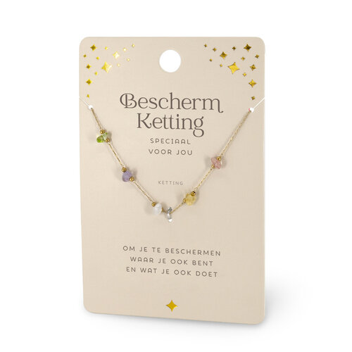 EDELSTEEN KETTING - BESCHERMKETTING 