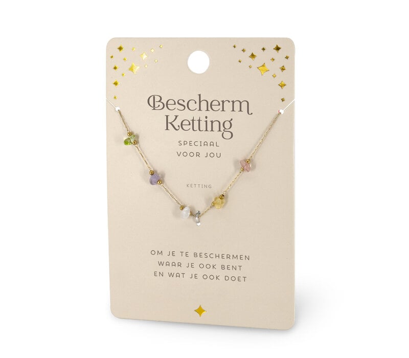 EDELSTEEN KETTING - BESCHERMKETTING