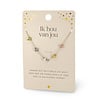 EDELSTEEN KETTING - HOU VAN JOU
