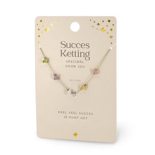 EDELSTEEN KETTING - SUCCES KETTING 