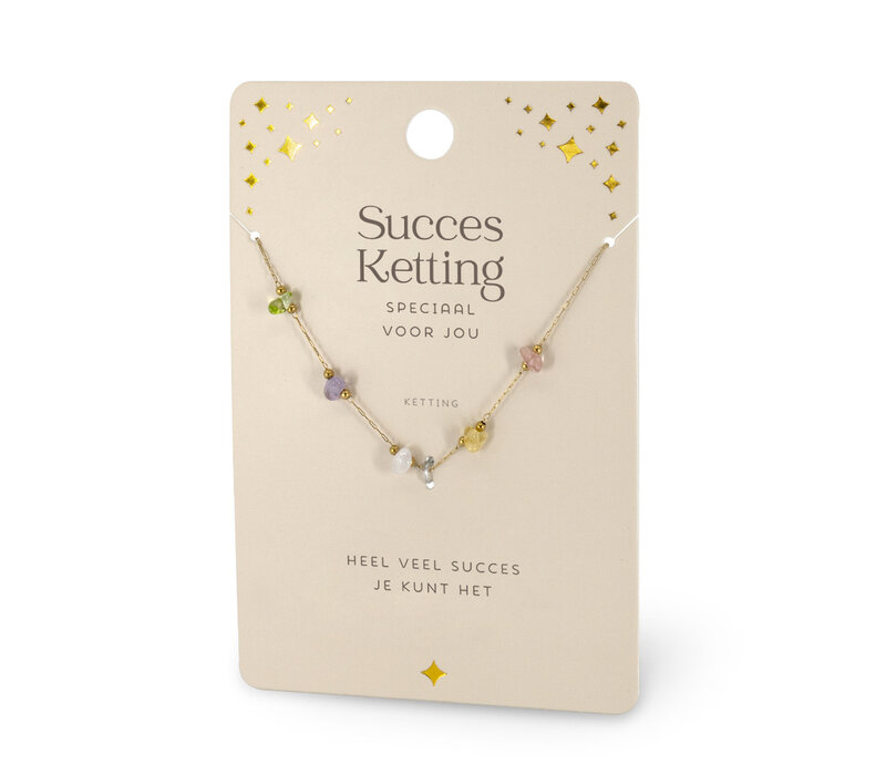 EDELSTEEN KETTING - SUCCES KETTING