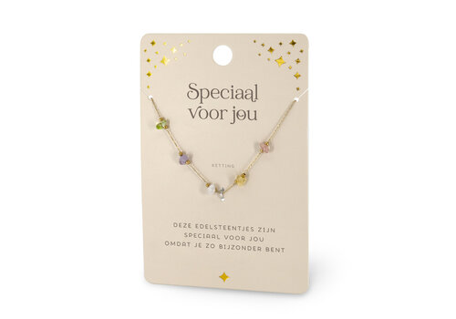 EDELSTEEN KETTING - SPECIAAL VOOR JOU