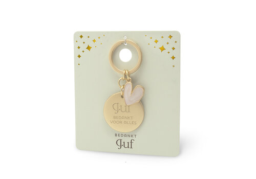 EDELSTEEN SLEUTELHANGER - JUF