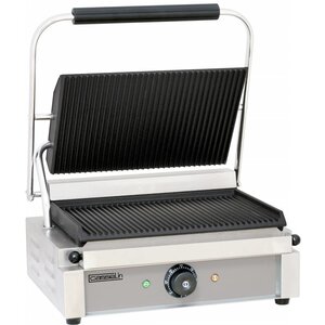 Casselin Grill Panini | Plaques Rainurées | 2200W | 410x370x(h)200mm Casselin Grill Panini | Plaques Rainurées | 2200W | 410x370x(h)200mm