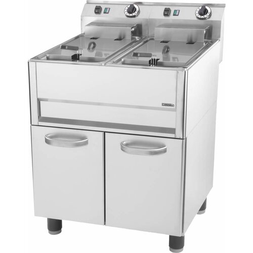 Casselin Friteuse Électrique | Inox | Sur Pieds | 2x 9,9kW | 2x 13 Litres Casselin Friteuse Électrique | Inox | Sur Pieds | 2x 9,9kW | 2x 13 Litres