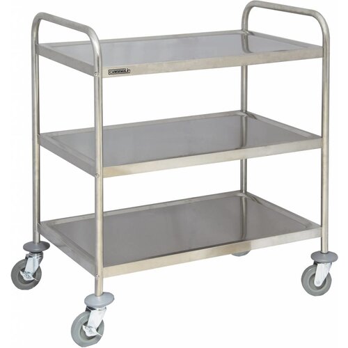 Casselin Chariot Inox 3 Plateaux - Capacité 120Kg - 920x600x945(h)mm Casselin Chariot Inox 3 Plateaux - Capacité 120Kg - 920x600x945(h)mm