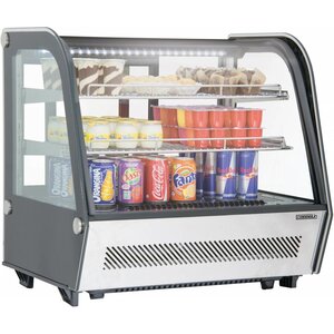 Casselin Vitrine Réfrigérée à Poser | 120 Litres | 160W | 710x575x685(h)mm