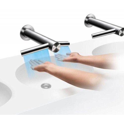 Dyson Dyson Airblade | WD06 | Tap AB11 Mural | Robinet et Sèche-Mains | Inox Brossé