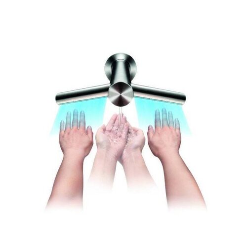 Dyson Dyson Airblade | WD06 | Tap AB11 Mural | Robinet et Sèche-Mains | Inox Brossé