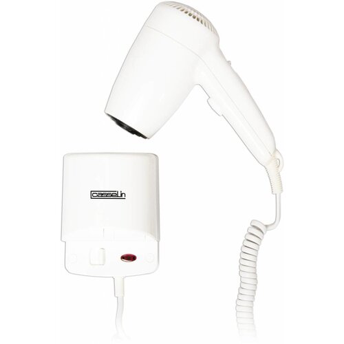 Casselin Sèche-Cheveux Mural - ABS Blanc - 2 Vitesses De Séchage - 1200W