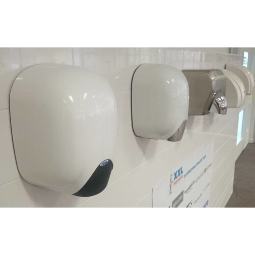 Vama Sèche-Mains Acier Blanc | TRÈS ÉCONOME | 10 - 12 sec | 550W - NOUVELLE TECHNOLOGIE