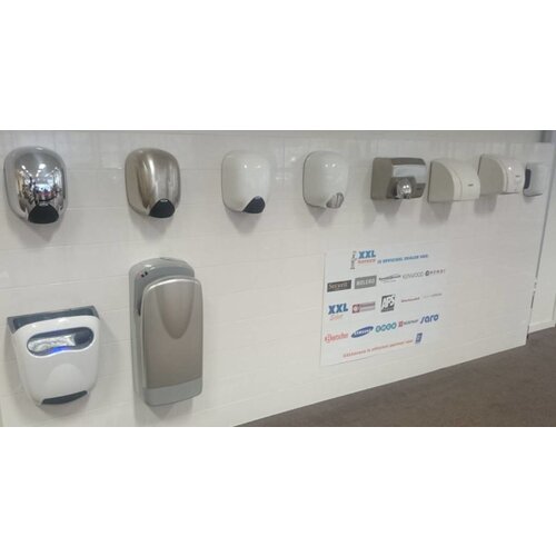 Vama Sèche-Mains INOX | SUPER-PUISSANCE | 8 - 10 sec | 1100W - Xlerator / eXtreme ''Ressemblant''