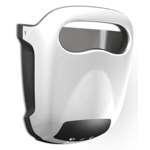 Vama Sèche-Mains Hands-in| Blanc | Très Silencieux 60dB - 10 sec - avec Bac d'Égouttage