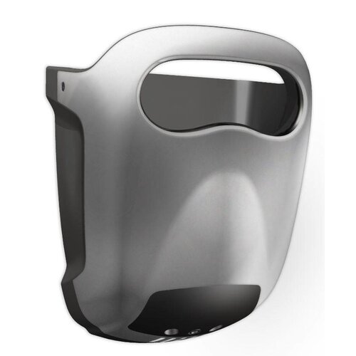 Vama Sèche-Mains Hands-in | Gris | Très Silencieux 60dB - 10 sec - avec Bac d'Égouttage