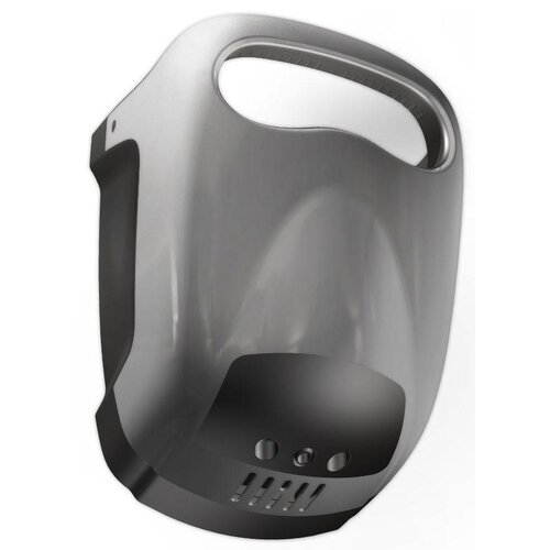 Vama Sèche-Mains Hands-in | Gris | Très Silencieux 60dB - 10 sec - avec Bac d'Égouttage