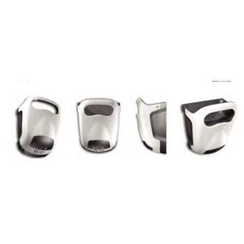 Vama Sèche-Mains Hands-in | Gris | Très Silencieux 60dB - 10 sec - avec Bac d'Égouttage