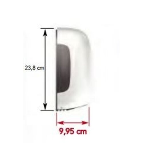 Vama Sèche-Mains MINI - Super Compact - Temps de Séchage 13 sec - Blanc ABS - 900W