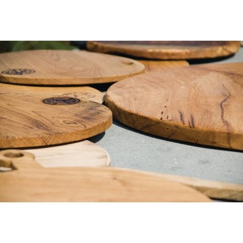 CHRselect Planche à Pizza - Chêne - Rough Stuff - Ø300mm