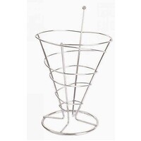 Support Pour Cornet à Frites - Inox - Ø120x200(h)mm