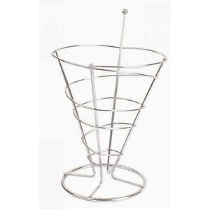 CHRselect Support Pour Cornet à Frites - Inox - Ø120x200(h)mm