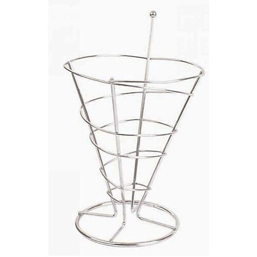 CHRselect Support Pour Cornet à Frites - Inox - Ø120x200(h)mm