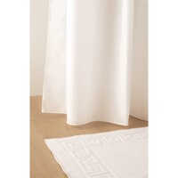 Rideau De Douche En Polyester - Blanc - 1800x1800mm