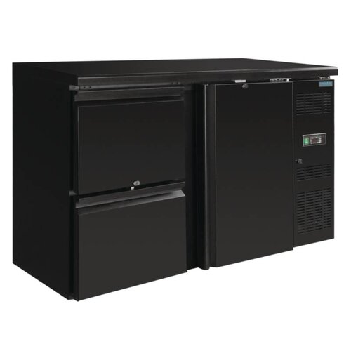 Polar Arrière Bar Pleine | 1 Porte + 2 Tiroirs | Capacité 349 Litres | 860(h)mm Polar Arrière Bar Pleine | 1 Porte + 2 Tiroirs | Capacité 349 Litres | 860(h)mm