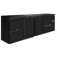 Arrière Bar Pleine | 2 Portes + 4 Tiroirs | Capacité 698 Litres | 860(h)mm