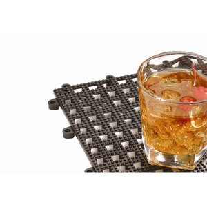 CHRselect Tapis De Bar - Emboîtable - Plastique - 310x310x10mm